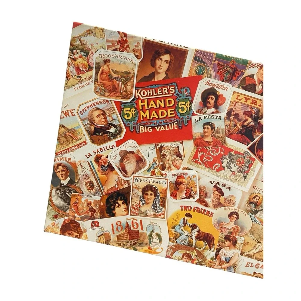 Vintage Cigar Labels SPRINGBOK 500‎ Piece Jigsaw Puzzle Complete 18x23